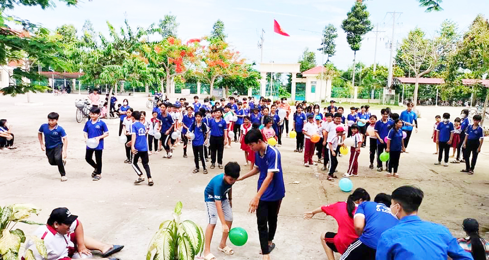 Nhiều hoạt động sinh hoạt hè tổ chức ở huyện Châu Phú