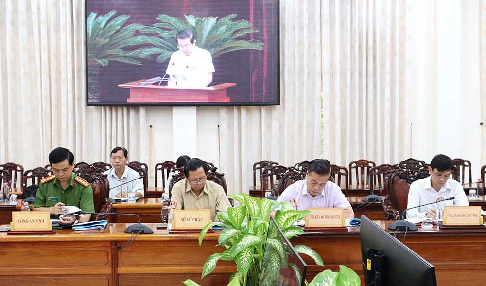 Sơ kết 1 năm hoạt động của Ban Chỉ đạo cấp tỉnh về phòng, chống tham nhũng, tiêu cực