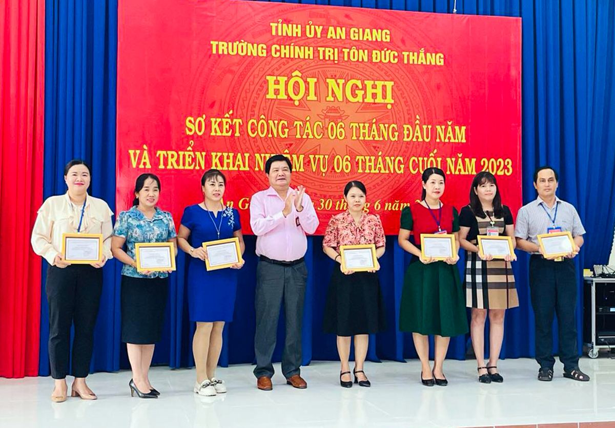 Trường Chính trị Tôn Đức Thắng triển khai nhiệm vụ 6 tháng cuối năm 2023
