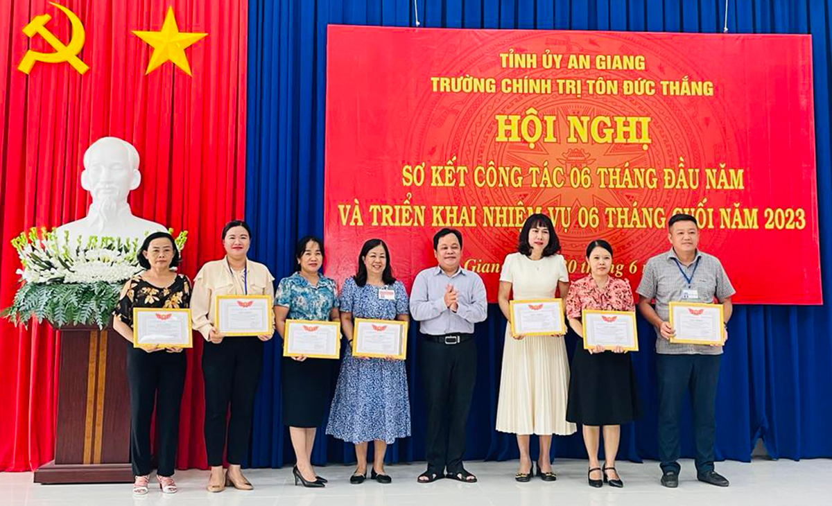 Trường Chính trị Tôn Đức Thắng triển khai nhiệm vụ 6 tháng cuối năm 2023