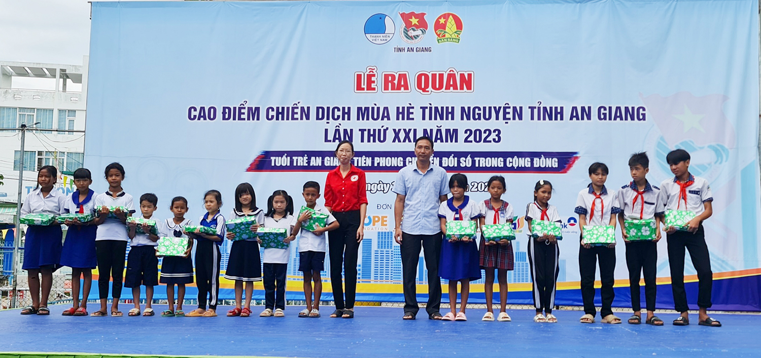 An Giang huy động gần 3,64 tỷ đồng cho Chiến dịch “Mùa hè tình nguyện” 2023