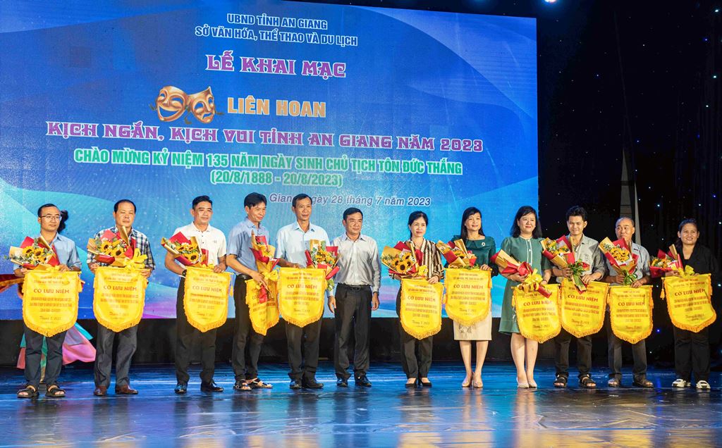 Khai mạc Liên hoan kịch ngắn, kịch vui tỉnh An Giang năm 2023