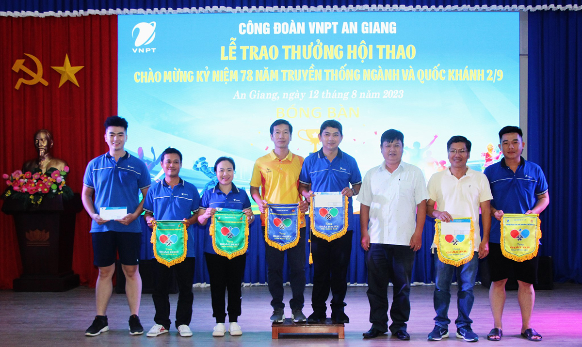 Công đoàn VNPT An Giang hội thao, hội thi chào mừng kỷ niệm 78 năm truyền thống ngành và Quốc khánh 2/9