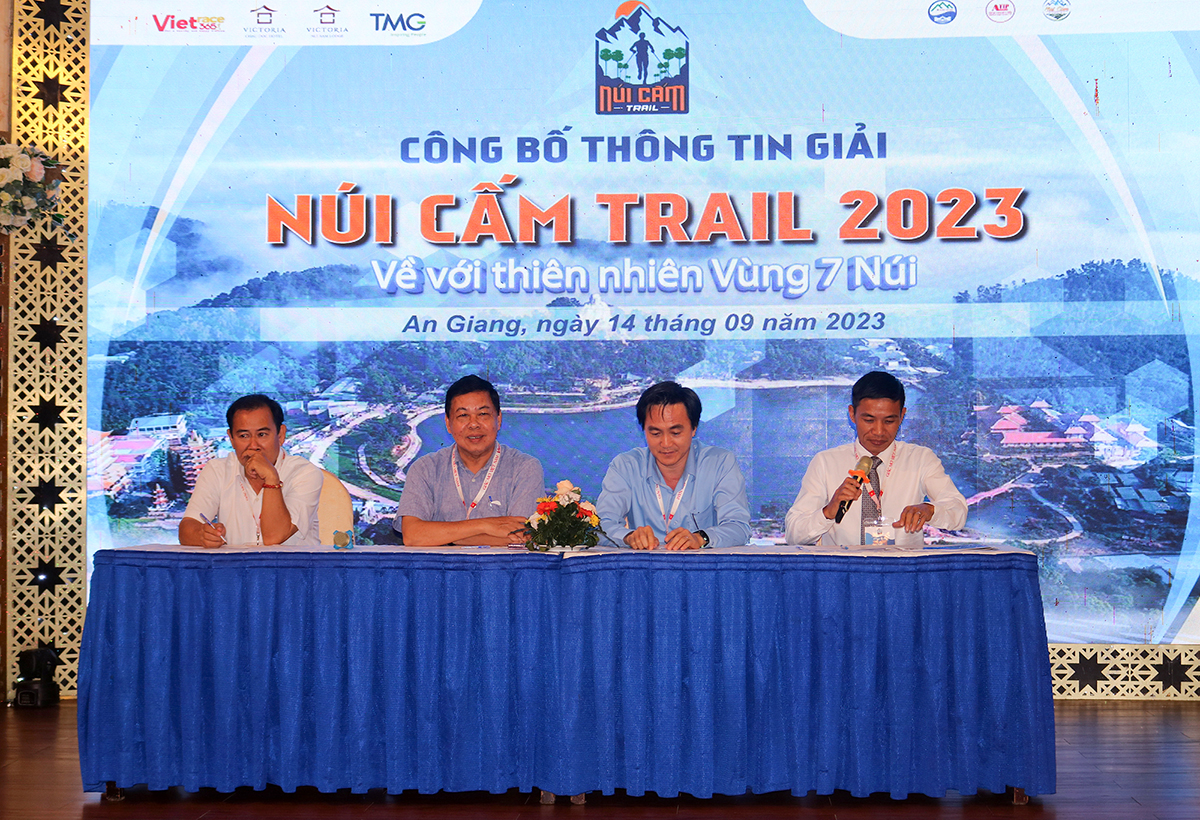 Họp báo Giải “Núi Cấm Trail 2023”