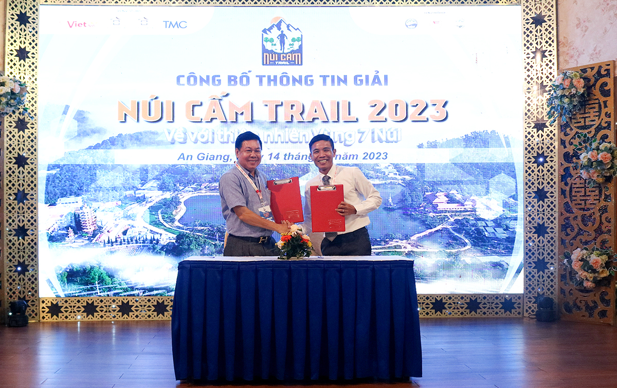 Họp báo Giải “Núi Cấm Trail 2023”