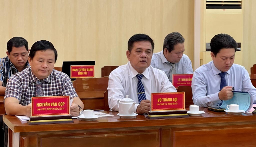 Đảng bộ TX Tân Châu sơ kết giữa nhiệm kỳ 2020-2025