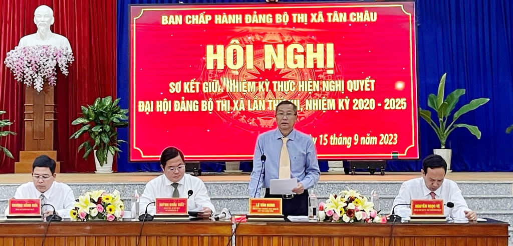 Tân Châu quyết tâm thực hiện thắng lợi Nghị quyết nhiệm kỳ 2020 – 2025