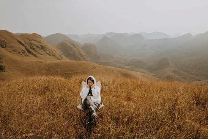 Đồi cỏ xanh mướt 'view triệu đô' ở Cao Bằng, khách rủ nhau tới cắm trại, săn mây