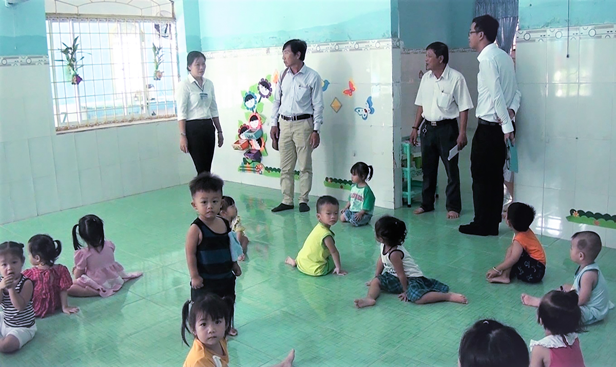 Kiểm tra công tác phòng, chống dịch bệnh ở Chợ Mới
