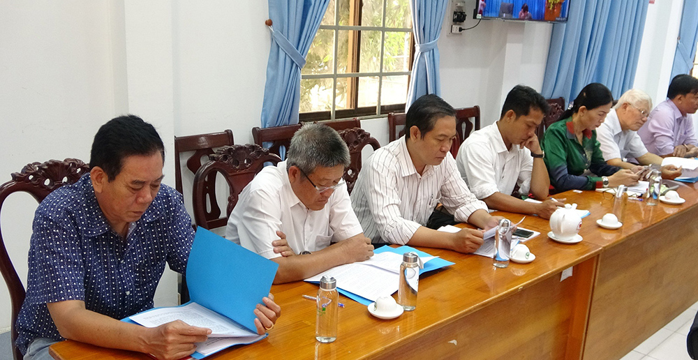 Huyện ủy Tri Tôn triển khai các văn bản của Đảng