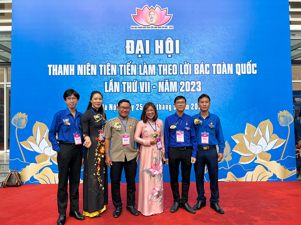 6 thanh niên An Giang tiêu biểu tham dự Đại hội Thanh niên tiên tiến làm theo lời Bác toàn quốc, lần thứ VII/2023