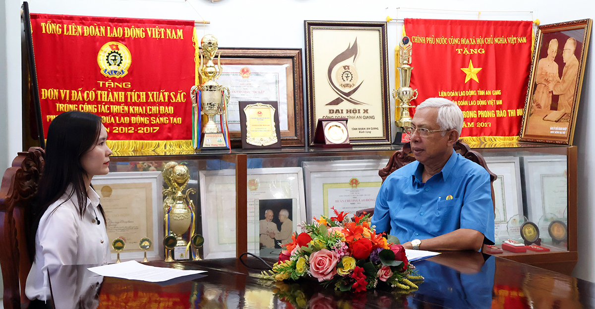 Dấu ấn công đoàn trên quê hương Bác Tôn
