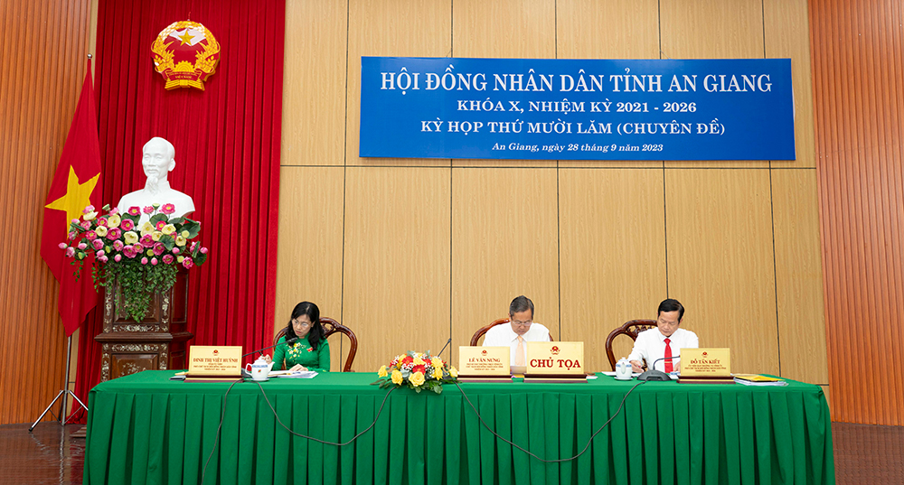 Kỳ họp lần thứ 15 (chuyên đề) HĐND tỉnh An Giang khóa X thông qua 7 nghị quyết quan trọng