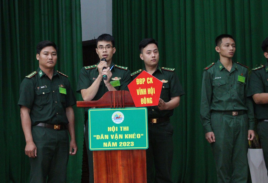 Hội thi “Dân vận khéo” trong Bộ đội Biên phòng