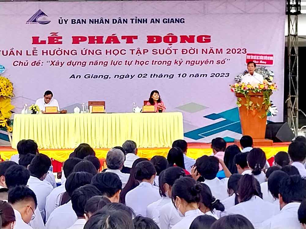 An Giang phát động “Tuần lễ hưởng ứng học tập suốt đời”