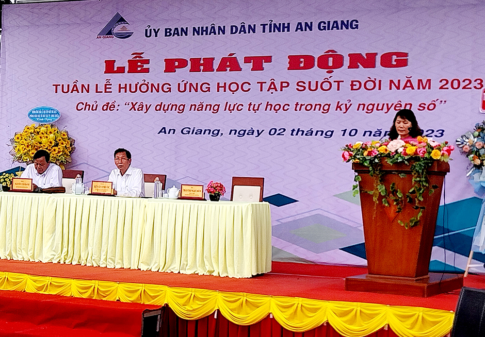 An Giang phát động “Tuần lễ hưởng ứng học tập suốt đời”