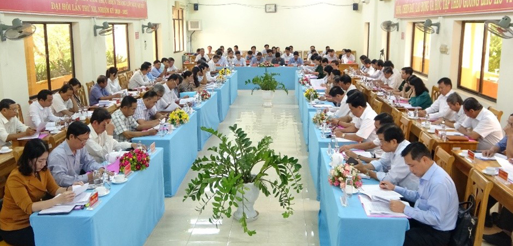 Tri Tôn quyết tâm thực hiện thắng lợi nhiệm vụ chính trị năm 2023