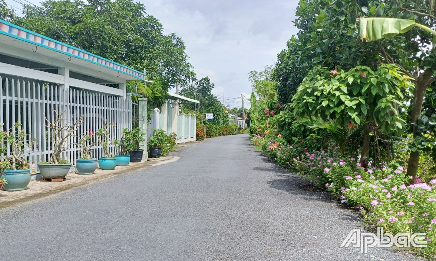 Tiền Giang: Xinh tươi những tuyến đường hoa
