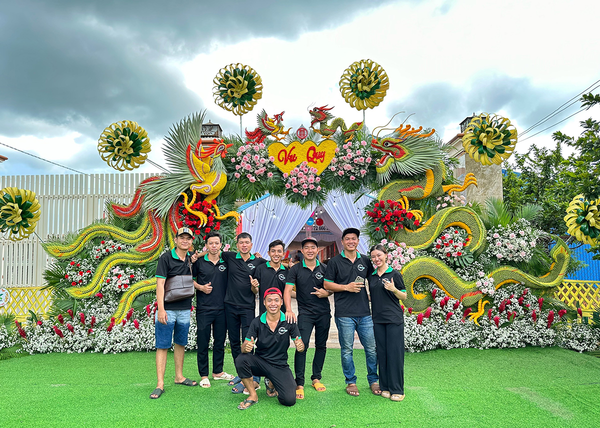 Độc đáo cổng cưới miền Tây