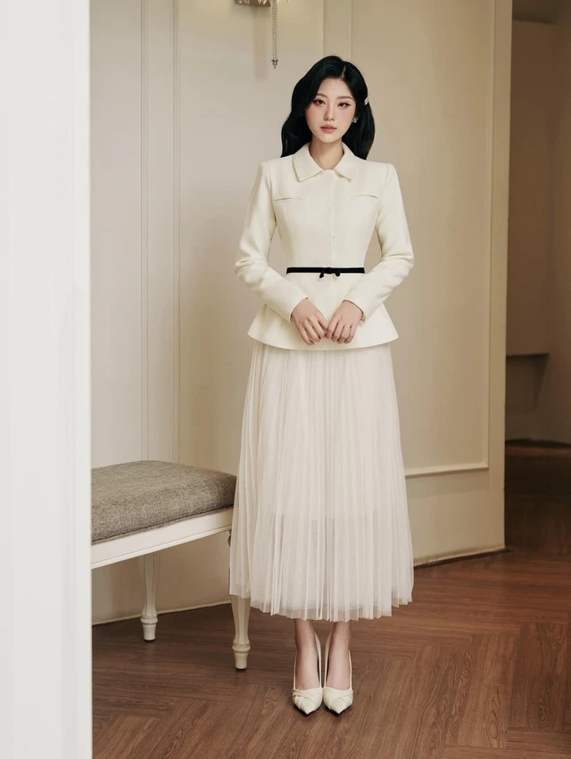 Muôn màu muôn vẻ của thời trang dạ tweed trong phong cách ngày đông