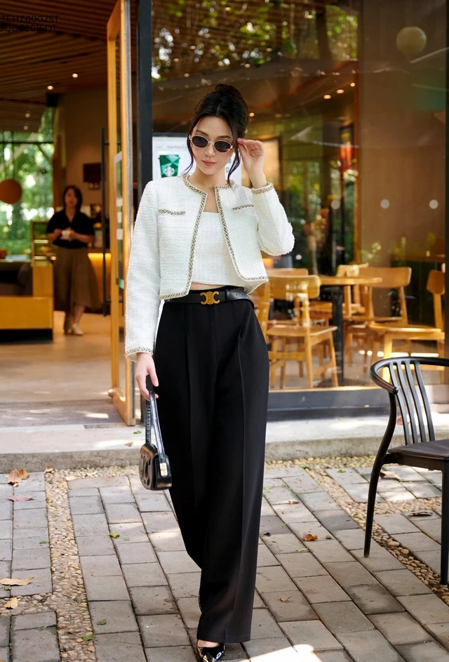 Muôn màu muôn vẻ của thời trang dạ tweed trong phong cách ngày đông