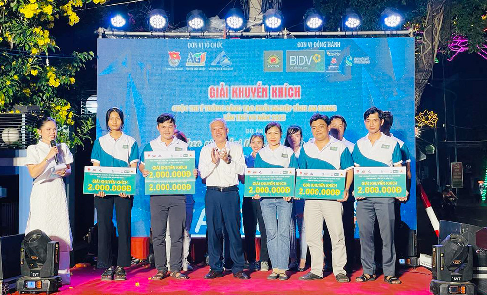 Dự án "Bánh phồng nấm rơm" đạt giải nhất Cuộc thi Ý tưởng sáng tạo khởi nghiệp tỉnh An Giang lần thứ VII/2023