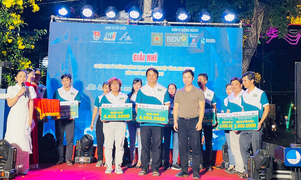Dự án "Bánh phồng nấm rơm" đạt giải nhất Cuộc thi Ý tưởng sáng tạo khởi nghiệp tỉnh An Giang lần thứ VII/2023