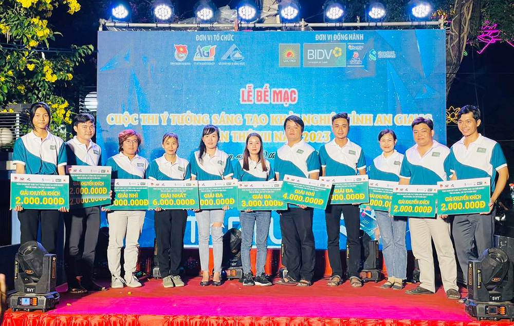 Dự án "Bánh phồng nấm rơm" đạt giải nhất Cuộc thi Ý tưởng sáng tạo khởi nghiệp tỉnh An Giang lần thứ VII/2023