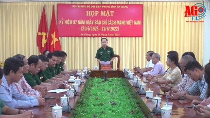 Bộ Chỉ huy Bộ đội Biên phòng tỉnh An Giang họp mặt kỷ niệm 97 năm Ngày Báo chí Cách mạng Việt Nam
