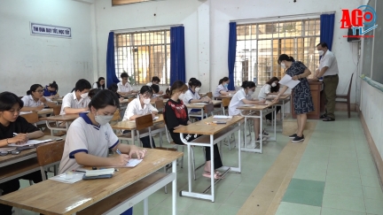 Ngày thi đầu tiên kỳ thi tốt nghiệp THPT năm 2022 tại An Giang diễn an toàn