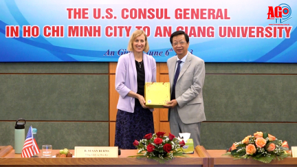 Trường Đại học An Giang tiếp Tổng Lãnh sự Hoa Kỳ tại TP. Hồ Chí Minh
