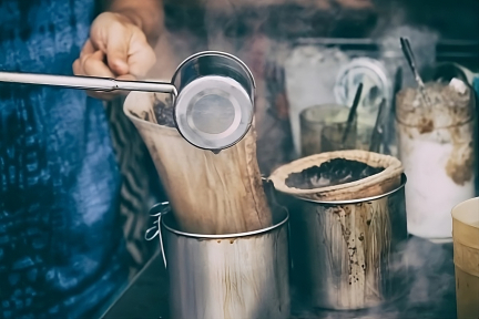 Mộc mạc hương cà phê vợt