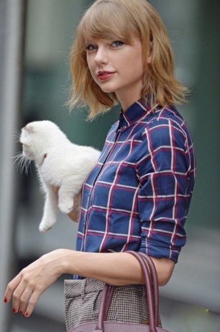 Mặc đồ kẻ đẹp như Taylor Swift