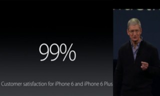 Tỷ lệ người dùng hài lòng với iPhone 6 đạt tới 99%