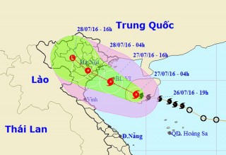 Đêm nay bão vào Quảng Ninh - Nam Định