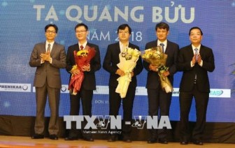 Ba nhà khoa học được trao Giải thưởng Tạ Quang Bửu năm 2018