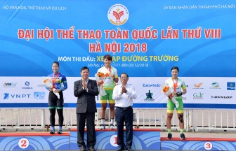 Đại hội Thể dục - Thể thao toàn quốc lần VIII-2018: Xe đạp đường trường An Giang thắng lớn