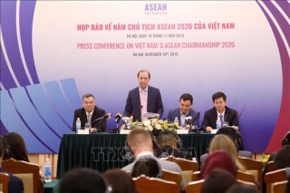 Họp báo quốc tế về Năm Chủ tịch ASEAN 2020 của Việt Nam