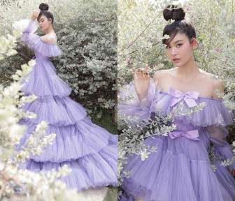 Trương Quỳnh Anh, Phương Nga quyến rũ diện váy pastel mùa hè