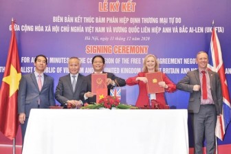 Kết thúc đàm phán hiệp định thương mại tự do Việt Nam - Anh