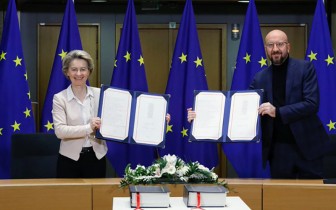 Anh và EU ký thỏa thuận hậu Brexit