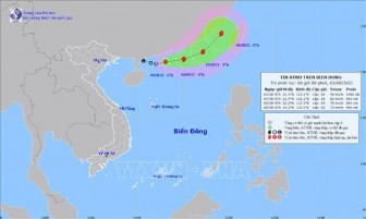 Áp thấp nhiệt đới có thể mạnh lên thành bão