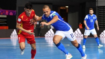 Tuyển Việt Nam thua 1 - 9 trước Brazil ở trận ra quân Futsal World Cup 2021