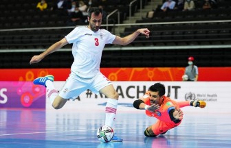 Iran tuột vé bán kết World Cup Futsal dù dẫn trước 2 bàn