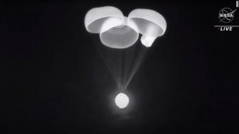 Bốn phi hành gia trên ISS trở về Trái Đất an toàn