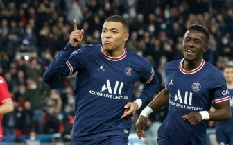 Mbappe lập cú đúp giúp PSG tiếp tục xây chắc ngôi đầu Ligue 1