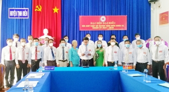 Ông Lê Văn Hoàng tái đắc cử Chủ tịch Hội Chữ thập đỏ huyện Tịnh Biên khóa IX (nhiệm kỳ 2021-2026)