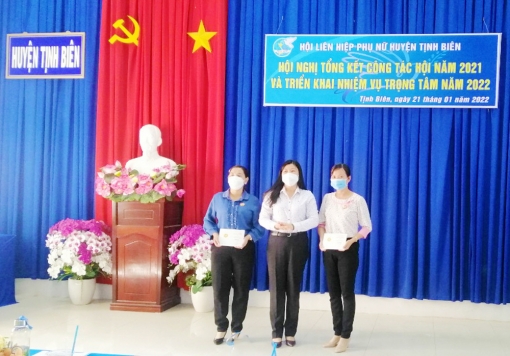 Hội Liên hiệp phụ nữ huyện Tịnh Biên sẽ hỗ trợ hội viên phụ nữ phát triển sản xuất