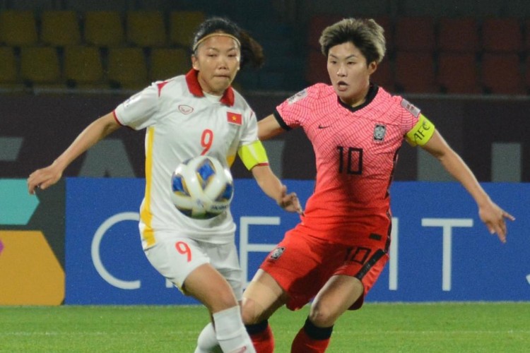 Đội tuyển nữ Việt Nam không thể gây bất ngờ trước Hàn Quốc