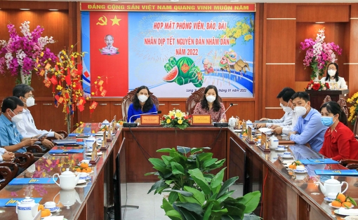 TP. Long Xuyên họp mặt báo chí đầu xuân Nhâm Dần 2022